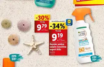 Garnier ambre solaire Sensitive expert kids