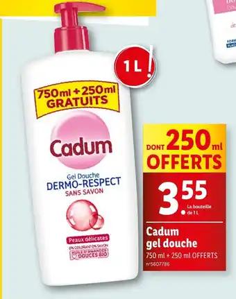 Cadum gel douche