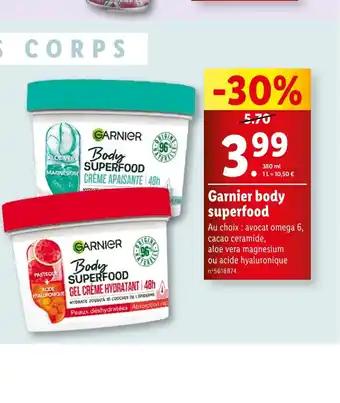 Garnier body superfood