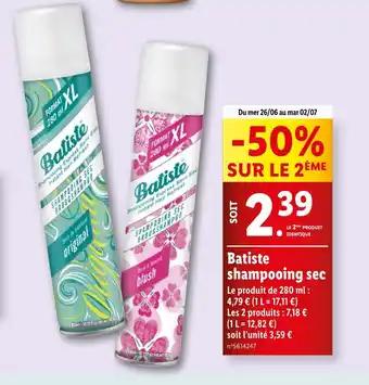 Batiste shampooing sec