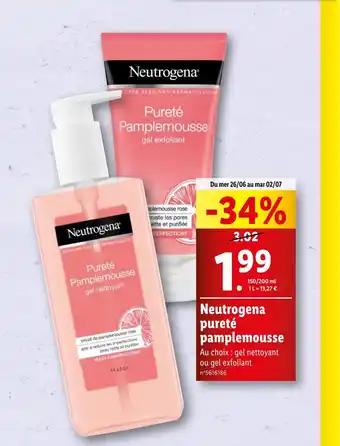 Neutrogena pureté pamplemousse