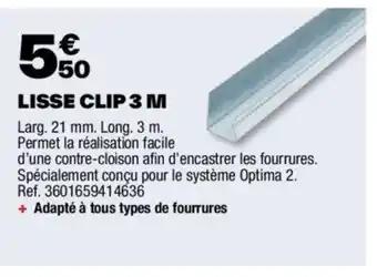 LISSE CLIP 3 M