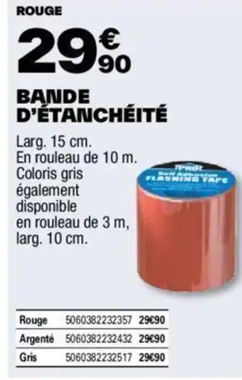 BANDE D'ÉTANCHÉITÉ