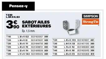 SABOT AILES EXTERIEURES