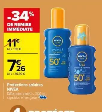 Protections solaires NIVEA