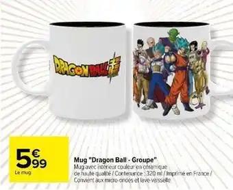 Mug dragon ball