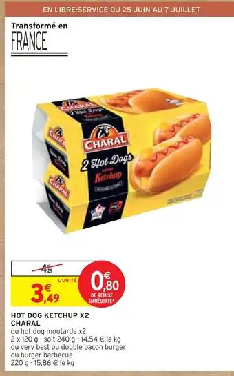 CHARAL HOT DOG KETCHUP X2