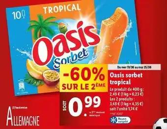 Oasis - sorbet tropical