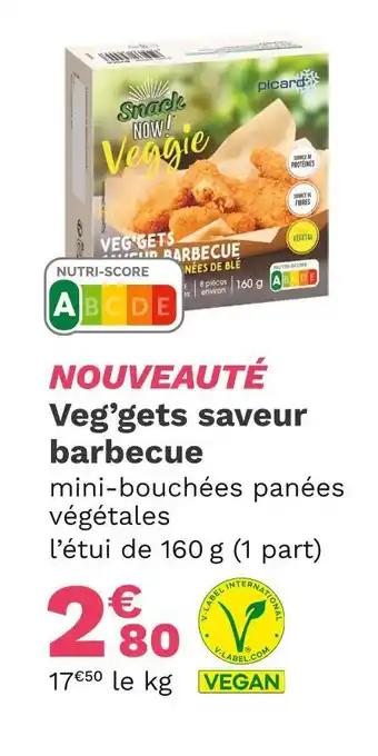 PICARD Veg’gets saveur barbecue