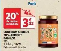 Bam&co - confibam abricot 70% abricot