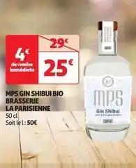 La parisienne - mps gin shibui bio brasserie