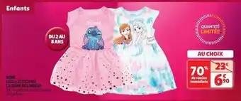 Robe lilo & stitchou la reine des neiges