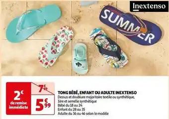 Inextenso - tong adulte