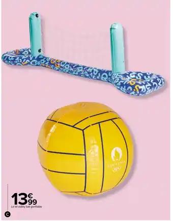 Le kit volley ball gonflable