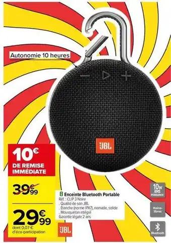 Jbl - enceinte bluetooth portable