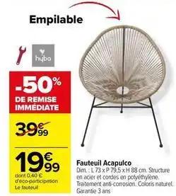 Dim - fauteuil acapulco