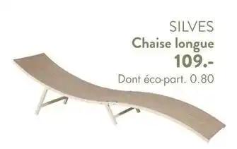 Silves chaise longue