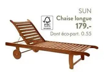 Sun chaise longue