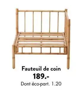 Fauteuil de coin