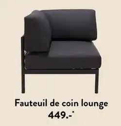 Fauteuil de coin lounge