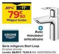 Grohe - série mitigeurs start loop