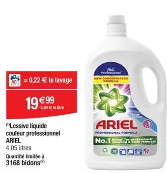 (Lessive liquide couleur professionnel ARIEL