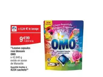 (Lessive capsules rose blossom OMO