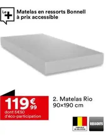 Matelas Rio 90x190 cm