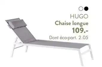 Hugo chaise longue