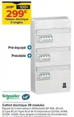 Schneider - coffret électrique 39 modules
