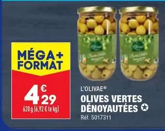 L'OLIVAE Olives vertes dénoyautées