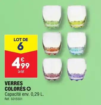 VERRES COLORÉS ✪