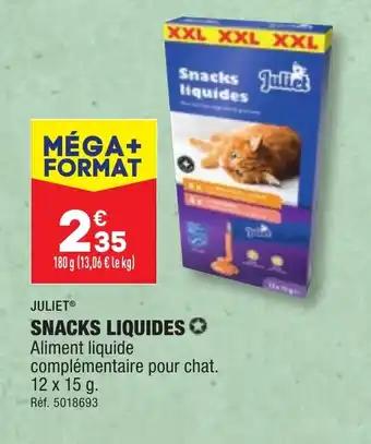 JULIET® SNACKS LIQUIDES