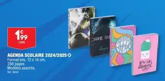 AGENDA SCOLAIRE 2024/2025✪