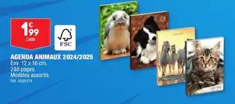 AGENDA ANIMAUX 2024/2025