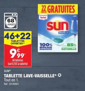 SUNⓇ TABLETTES OFFERTES (3)