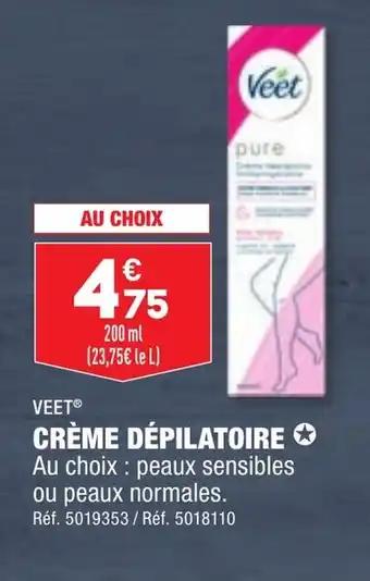 VEET® CRÈME DÉPILATOIRE ✪