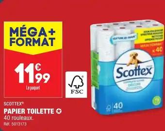 SCOTTEX® PAPIER TOILETTE ✪