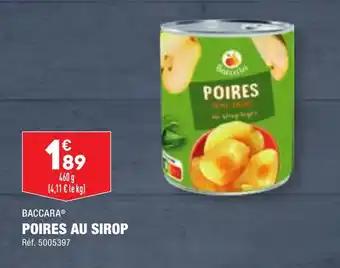 BACCARA® POIRES AU SIROP
