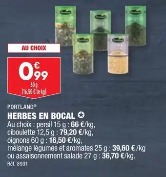 PORTLAND® HERBES EN BOCAL