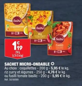 SACHET MICRO-ONDABLE