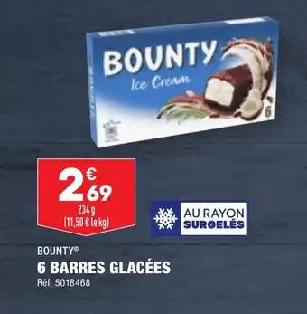 BOUNTY® 6 BARRES GLACÉES