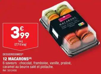 DESSERISSIMES® 12 MACARONS(A)