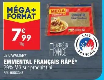 EMMENTAL FRANÇAIS RÂPÉ