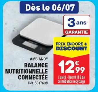 AMBIANO® BALANCE NUTRITIONNELLE CONNECTÉE