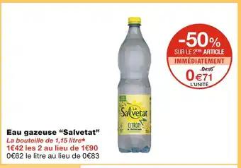 Salvetat Eau gazeuse