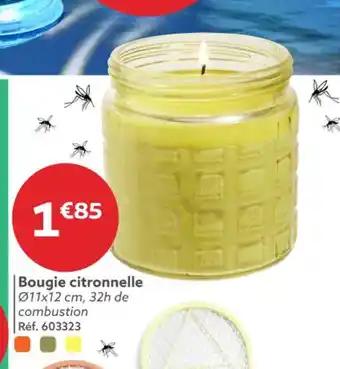 |Bougie citronnelle