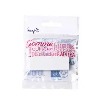 SIMPL Gomme plastique