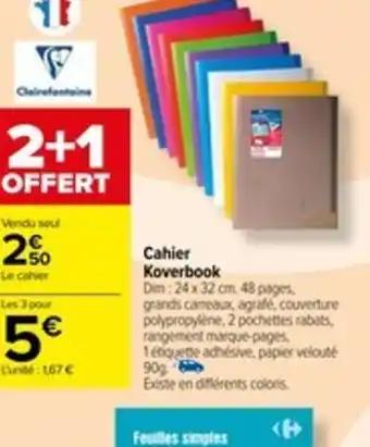 Cahier Koverbook