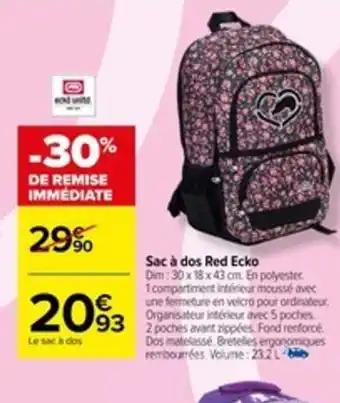 Sac à dos Red Ecko